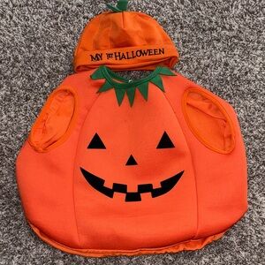 Main Character Orange Pumpkin Costume for Kids